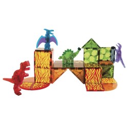 Magna Tiles - Klocki magnetyczne Dino World 40el.