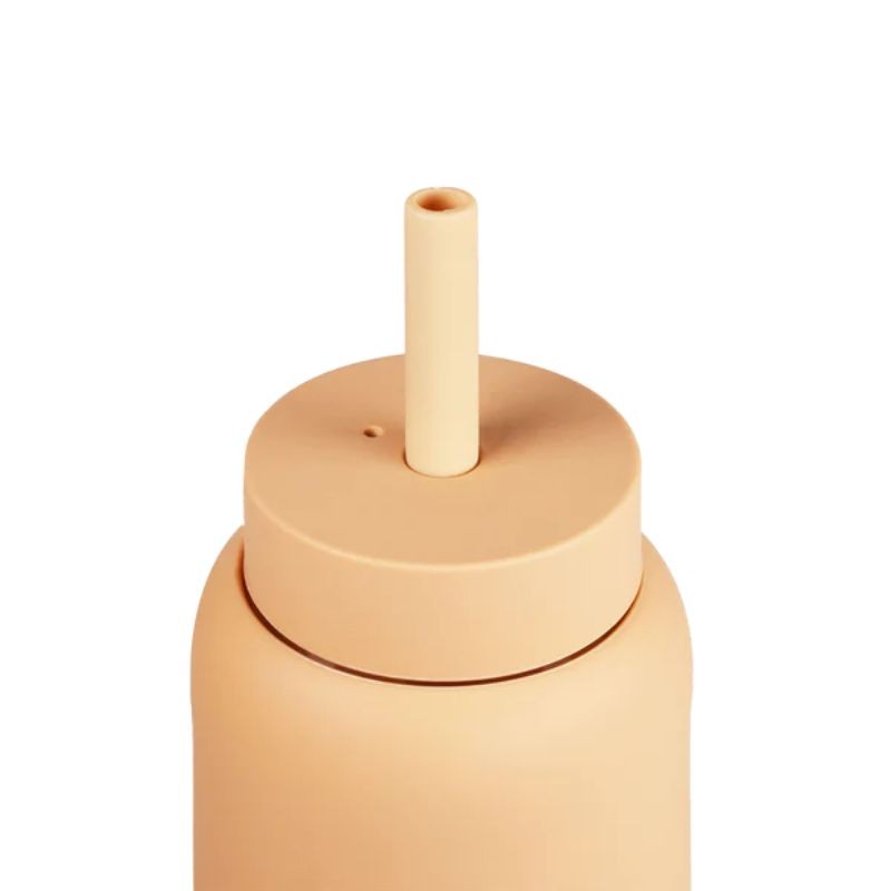 Bink - Silikonowa nasadka ze słomką do butelek Mini Bottle 500ml - sand