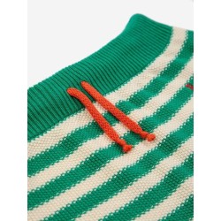 Bobo Choses - Krótkie spodenki dzianinowe Baby Stripes - green