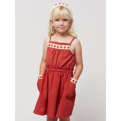 Bobo Choses - Bawełniany top na ramiączkach Kids Tomato - red