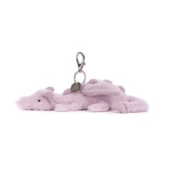 Jellycat - Breloczek Smok 22cm - lawendowy