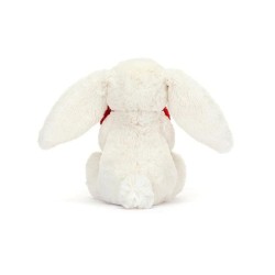 Jellycat - Przytulanka Króliczek kremowy z czerwonym sercem 18cm