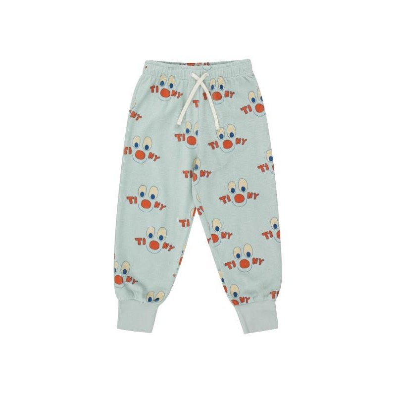 Tinycottons - Dziecięce spodnie dresowe Clowns - jade grey