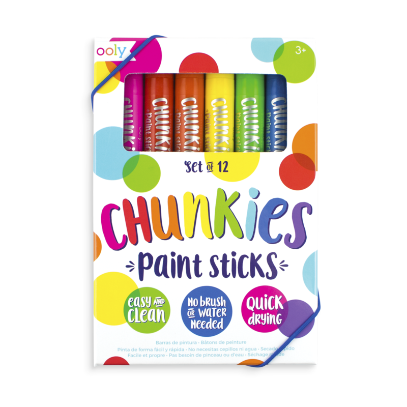 Ooly - Farba w kredce Chunkies Paint Sticks, 12szt.