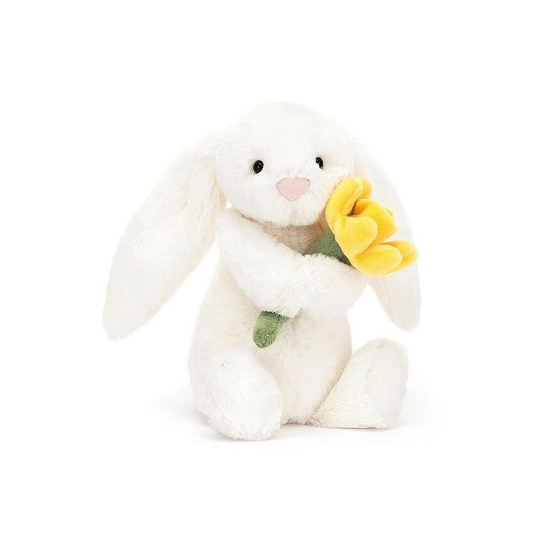 Jellycat - Przytulanka Wesoły króliczek z żonkilem 18cm