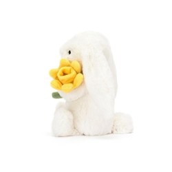 Jellycat - Przytulanka Wesoły króliczek z żonkilem 18cm