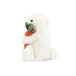 Jellycat - Przytulanka Wesoły króliczek z marchewką 18cm