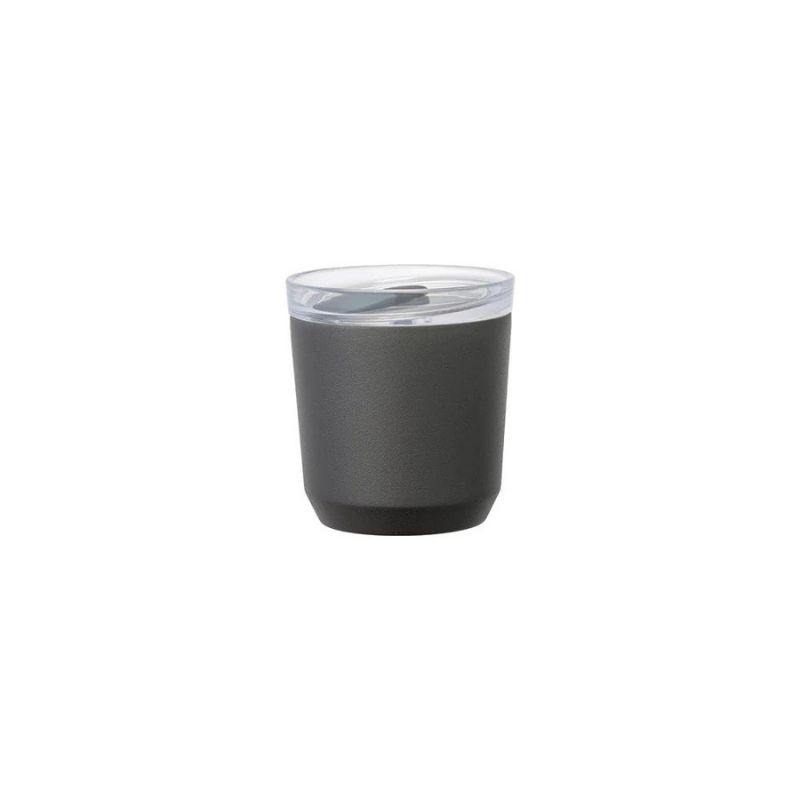 Kinto - Kubek termiczny z zatyczką To Go Tumbler 240ml, black