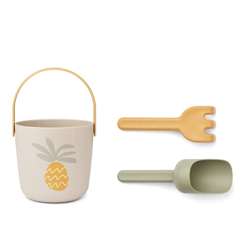 Liewood - Zestaw zabawek do piasku Donny Beach Set - Pineapple multi mix