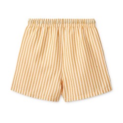 Liewood - Szorty kąpielowe Duke - Y/D stripe Yellow Mellow/ Creme de la creme