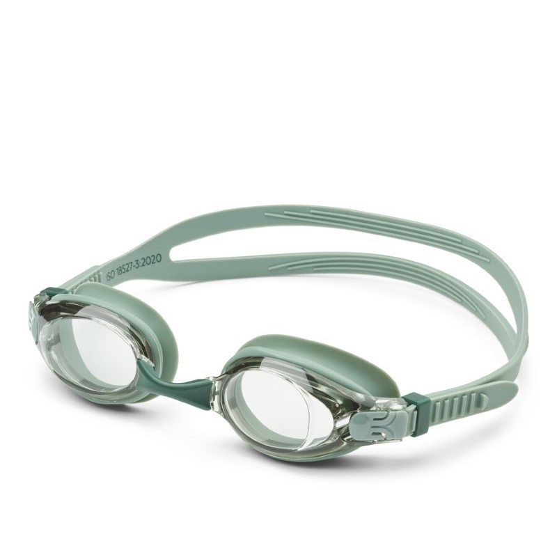 Liewood - Okulary do pływania Titas Goggles - Peppermint/Garden green