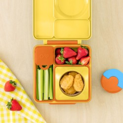 OmieBox - Lunchbox z termosem i przegródkami, Sunshine