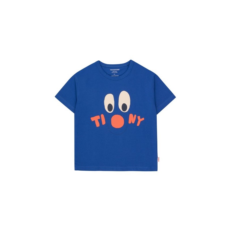 Tinycottons - Bawełniany t-shirt dziecięcy Tine Clown - ultramarine