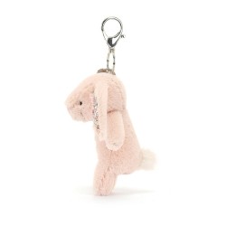 Jellycat - Breloczek Blossom Króliczek z kwiecistymi uszami 17cm - pudrowy róż