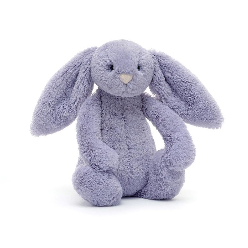 Jellycat - Przytulanka Bashful Królik 18cm - fioletowy