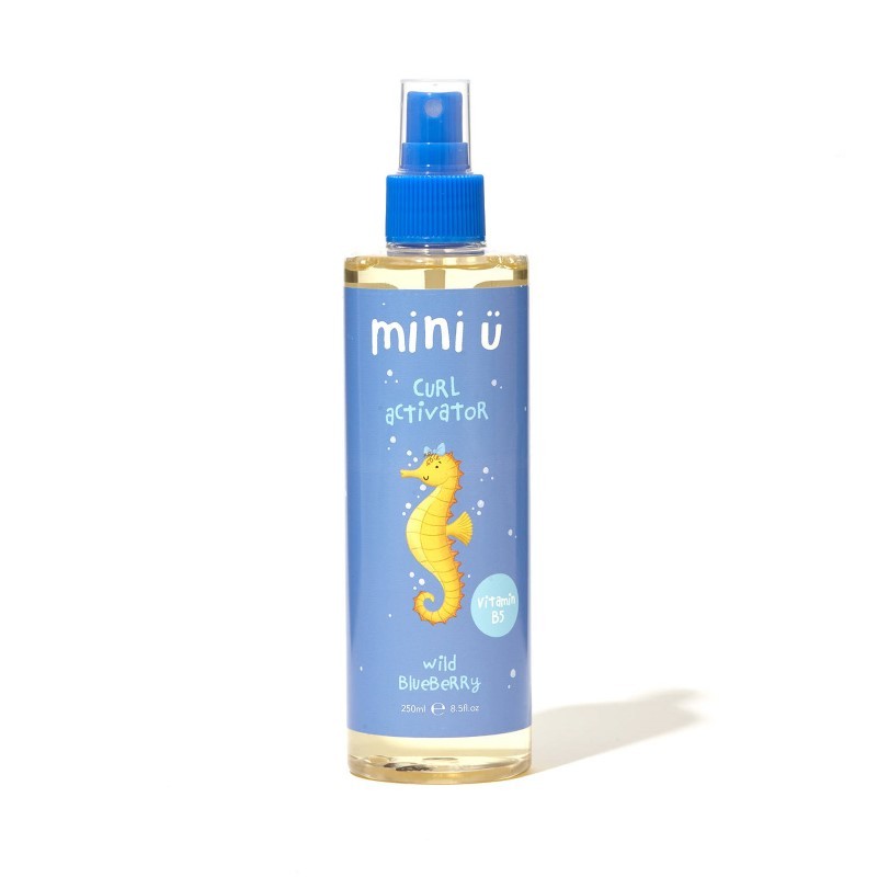 Mini-U - Naturalny spray do rozczesywania włosów kręconych dla dzieci z witaminą B5 - wild blueberry