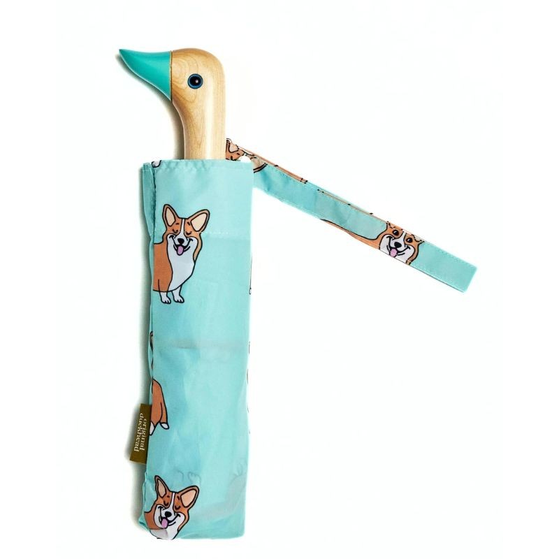 Coucou Suzette x Original Duckhead - Parasolka z tkaniny z recyclingu Corgi, mint