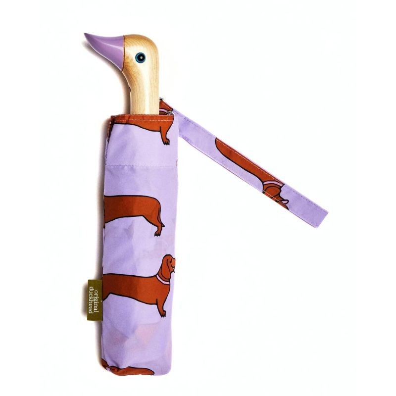 Coucou Suzette x Original Duckhead - Parasolka z tkaniny z recyclingu Jamnik, lilac