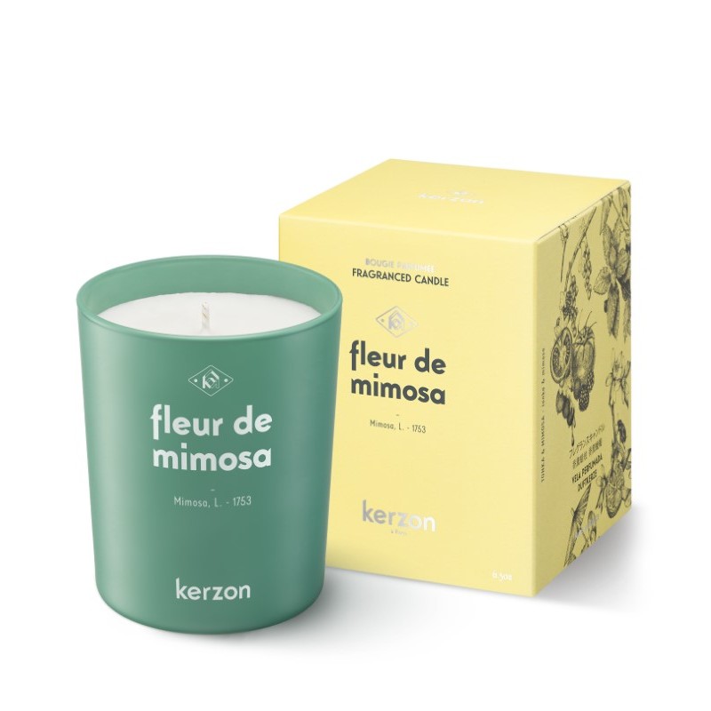 Kerzon - Świeca zapachowa 190 g - Fleur de Mimosa, tonka & mimosa