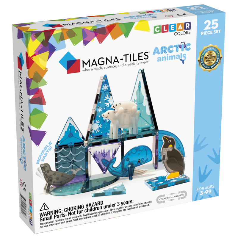 Magna Tiles - Klocki magnetyczne Arctic Animals 25 el.