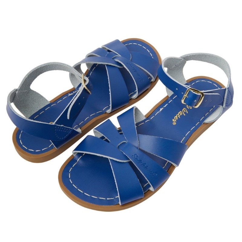 Salt-Water Sandals - Sandały z wodoodpornej skóry dla dzieci Original Kids - cobalt