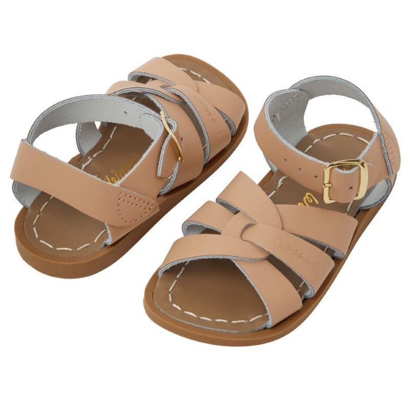 Salt-Water Sandals - Sandały z wodoodpornej skóry dla dzieci Original Kids - latte