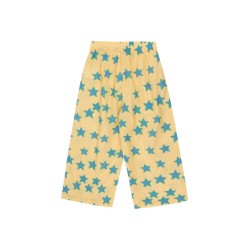 Tinycottons - Bawełniane spodnie dziecięce Starflowers - mellow yellow