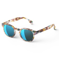 Izipizi - Okulary przeciwsłoneczne Sun Adult C Blue Tortoise Mirror