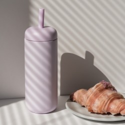 Bink - Nasadka z silikonową słomką do butelek Day/Sip Tumbler - lilac