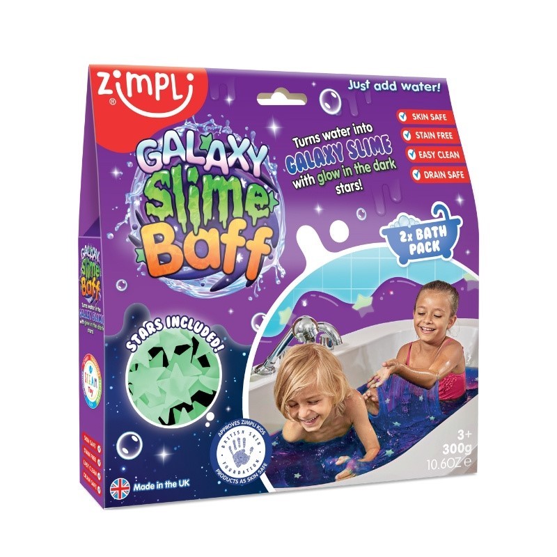 Zimpli Kids - Zestaw do robienia glutów z gwiazdkami Galaxy Slime Baff