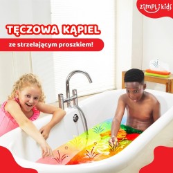 Zimpli Kids - Strzelający proszek do kąpieli Crackle Baff Colours 6 użyć 3 kolory 3+