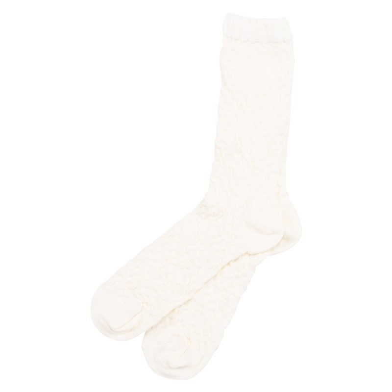 Pico Copenhagen - Skarpety damskie z motywem koniczynek Clover Sock - off white