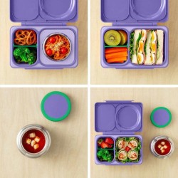 OmieBox Up - Lunchbox z termosem, galaxy purple