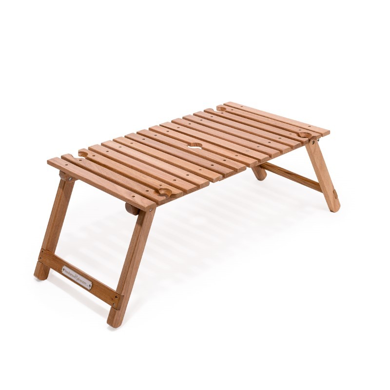 Business & Pleasure Co. - Składany stolik piknikowy z drewna tekowego The Folding Picnic Table