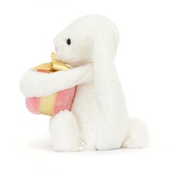 Jellycat - Przytulanka Wesoły króliczek z prezentem 18cm