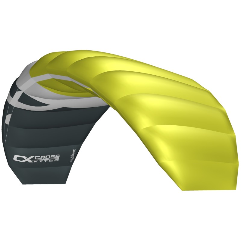 Cross Kites - Latawiec Boarder 2.1m, Fluor Yellow