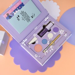 No Nasties - Paleta naturalnych kosmetyków do makijażu dla dzieci Nancy Purple