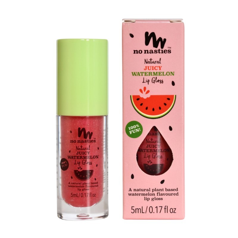 No Nasties - Naturalny błyszczyk do ust dla dzieci, Juicy Watermelon