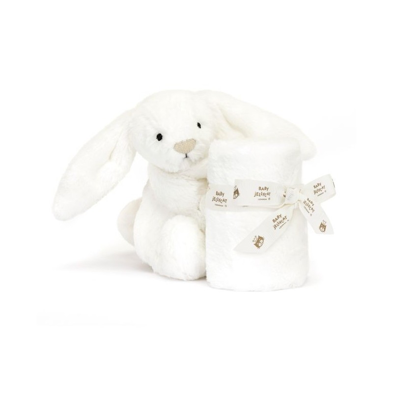 Jellycat - Króliczek Luxe Szmatka Przytulanka Biała 34 cm