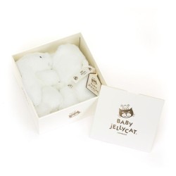 Jellycat - Króliczek Luxe Szmatka Przytulanka Biała 34 cm