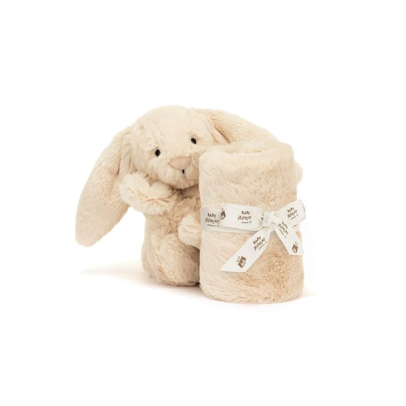 Jellycat - Króliczek Luxe Szmatka Przytulanka Kremowa 34 cm