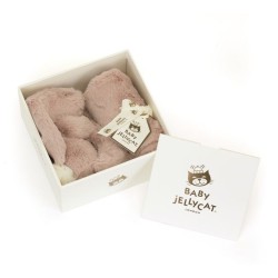 Jellycat - Króliczek Luxe Szmatka Przytulanka Pudrowy Róż 34 cm