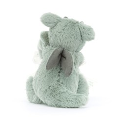 Jellycat - Smok Szmatka Przytulanka Miętowo-Szara 34 cm