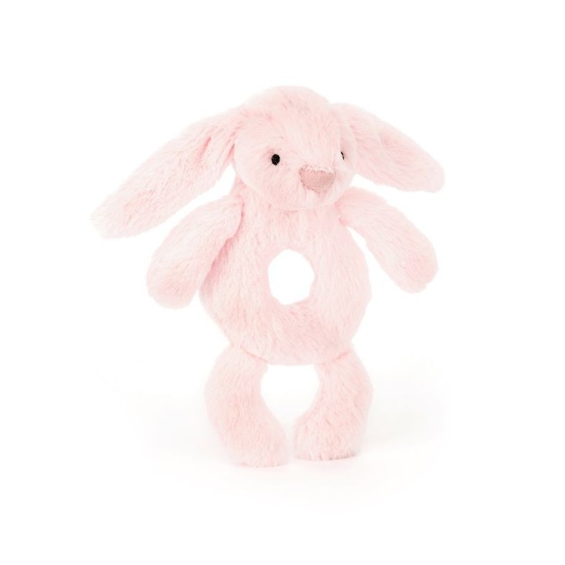 Jellycat - Króliczek Grzechotka Jasno Różowa 18 cm