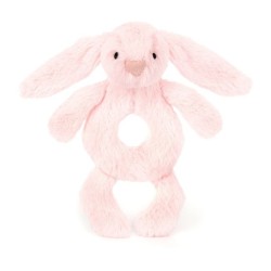 Jellycat - Króliczek Grzechotka Jasno Różowa 18 cm