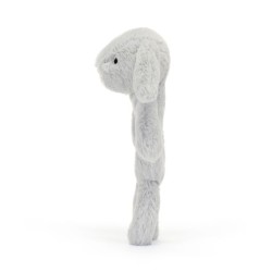 Jellycat - Króliczek Grzechotka Srebrna 18 cm