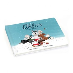 Jellycat - Piesek „Otto’s Snowy Christmas Book” Książeczka da Dzieci