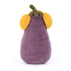 Jellycat - Zabawny Bakłażan w Nausznikach 16 cm