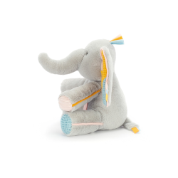 Jellycat - Słoń Grzechotka Szary 16 cm