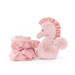 Jellycat - Konik Morski Szmatka Przytulanka Pudrowy Róż 34 cm